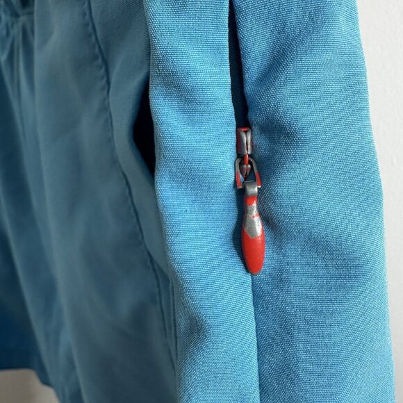 Birddogs Shorts Mens Medium Blue Red Performance Pockets Zipper Athletic Gym - Picture 6 of 13